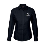 Ladies Basic Poly Cotton Long Sleeve Shirt